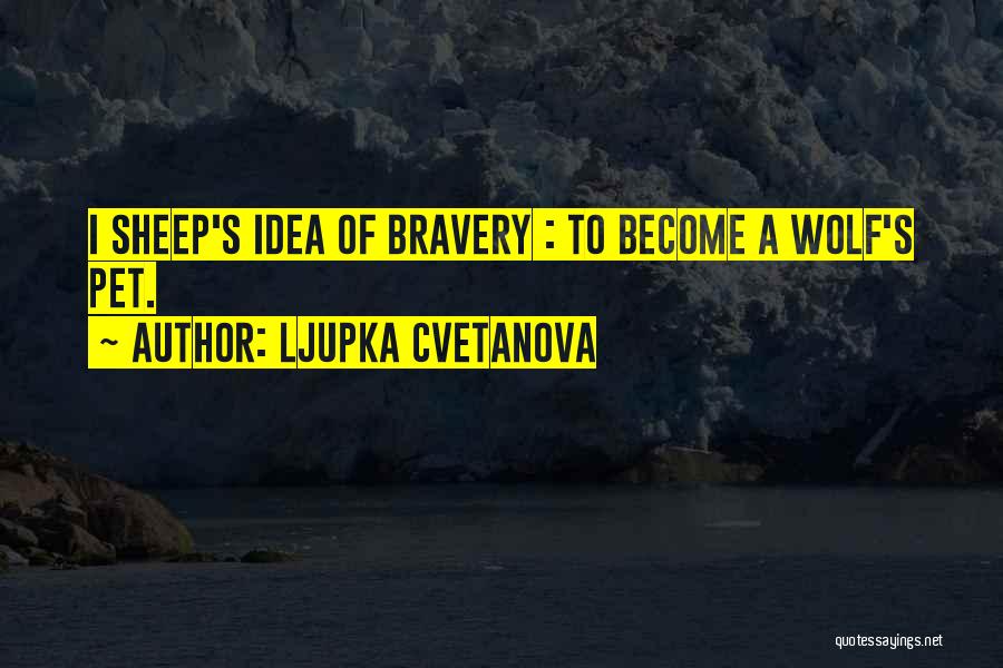 Stupidity And Bravery Quotes By Ljupka Cvetanova