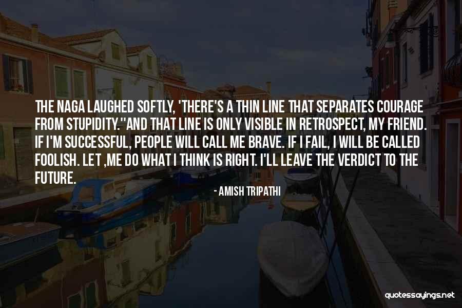 Stupidity And Courage Quotes By Amish Tripathi Stupidity And Courage Quotes By Amish Tripathi