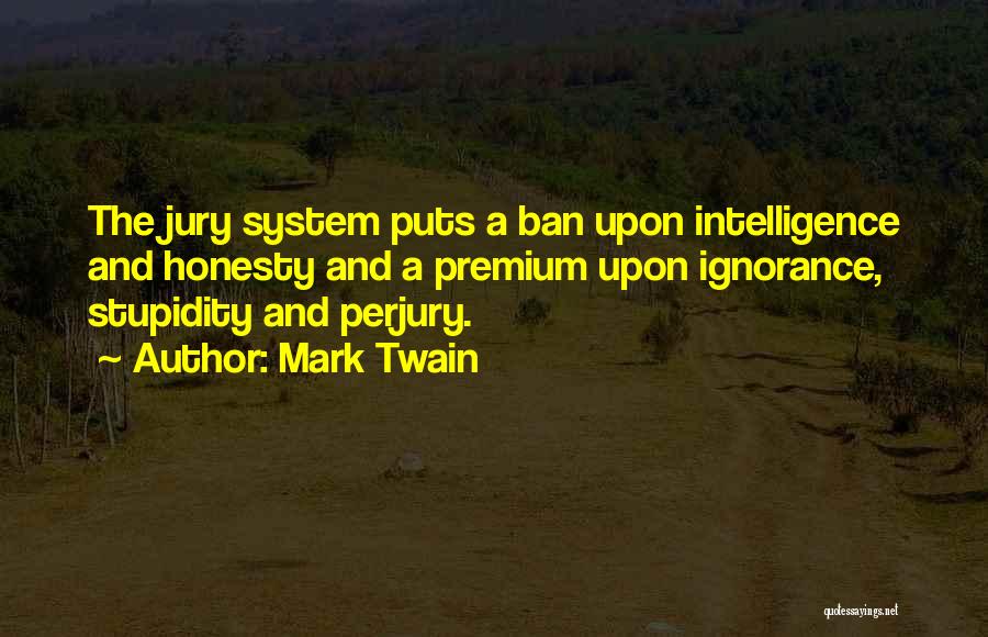 Stupidity And Intelligence Quotes By Mark Twain