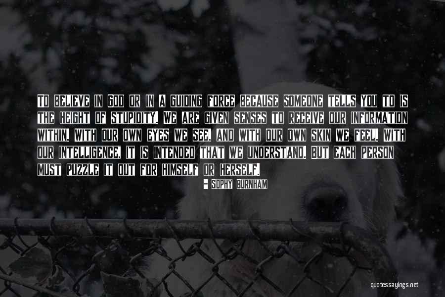 Stupidity And Intelligence Quotes By Sophy Burnham Stupidity And Intelligence Quotes By Sophy Burnham