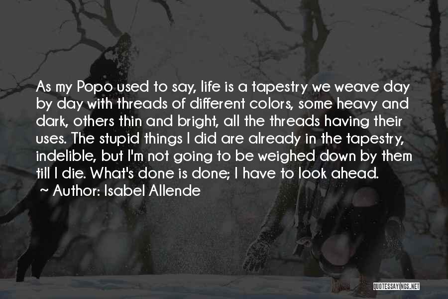 Stupidity In Life Quotes By Isabel Allende