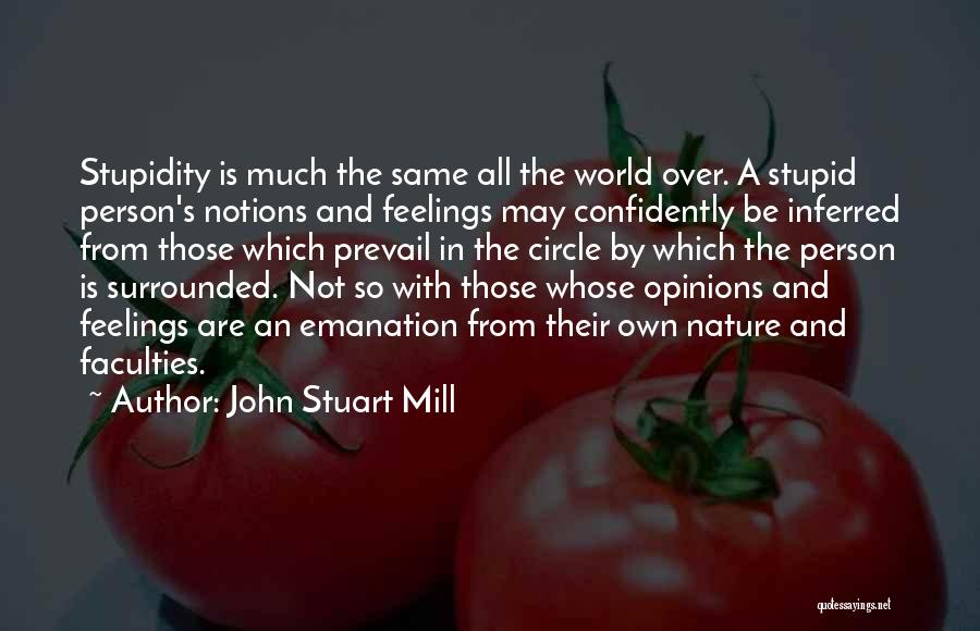 Stupidity In Life Quotes By John Stuart Mill