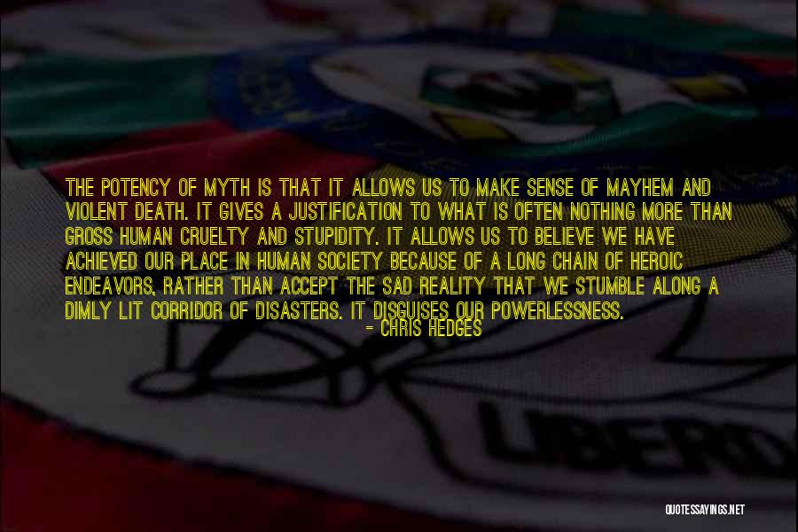 Stupidity Of Society Quotes By Chris Hedges Stupidity Of Society Quotes By Chris Hedges