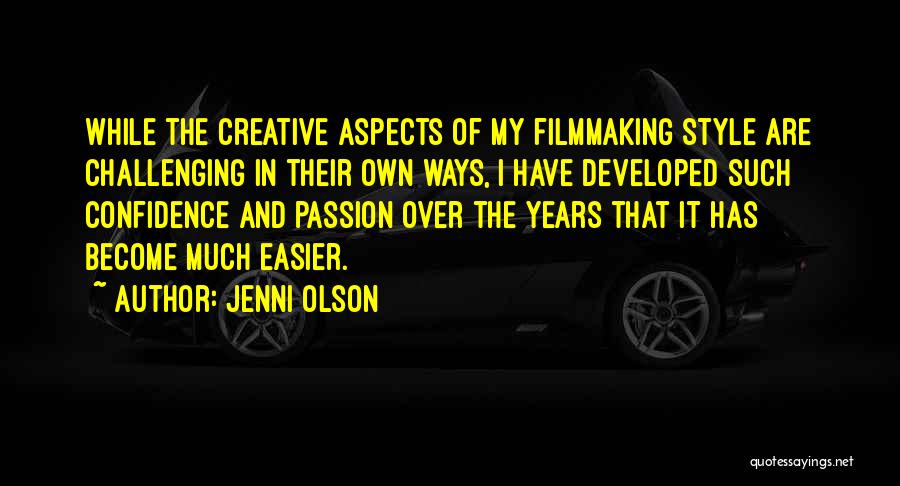 Style And Passion Quotes By Jenni Olson