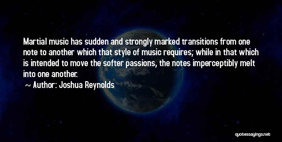 Style And Passion Quotes By Joshua Reynolds