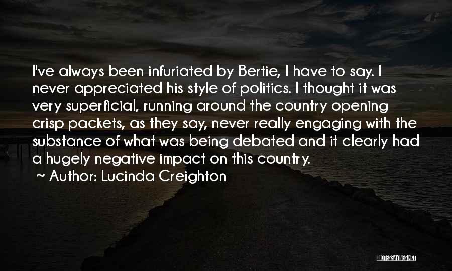 Style And Substance Quotes By Lucinda Creighton