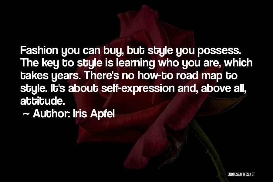 Style Attitude Quotes By Iris Apfel