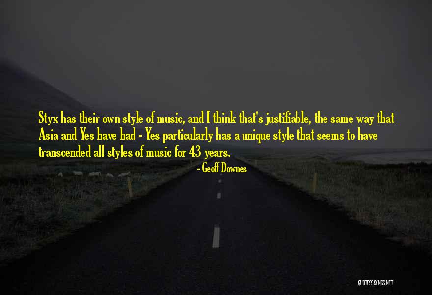 Styles That Quotes By Geoff Downes Styles That Quotes By Geoff Downes