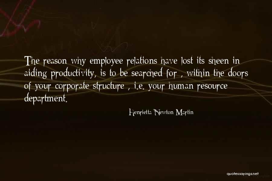 Sub Department Structure Quotes By Henrietta Newton Martin Sub Department Structure Quotes By Henrietta Newton Martin
