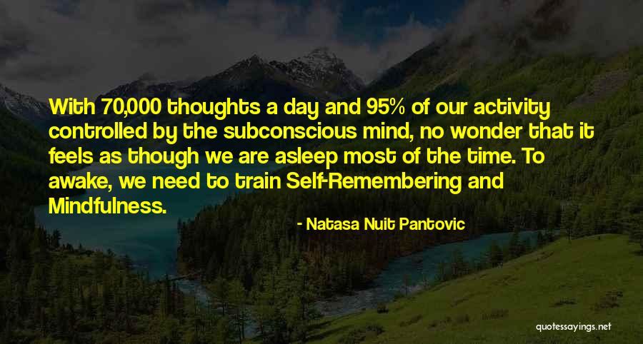 Subconscious Mind Power Quotes By Natasa Nuit Pantovic