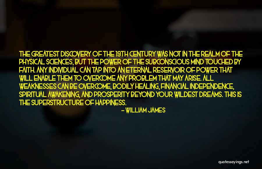 Subconscious Mind Power Quotes By William James