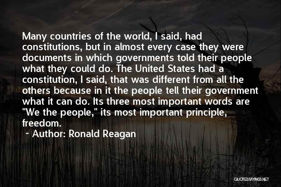 Subcontinental Quotes By Ronald Reagan