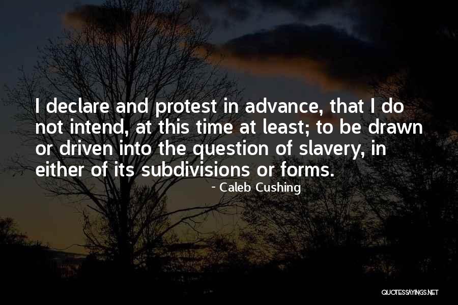 Subdivisions Quotes By Caleb Cushing Subdivisions Quotes By Caleb Cushing