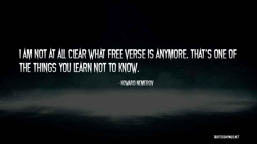 Subhabrata Bhattacharya Quotes By Howard Nemerov Subhabrata Bhattacharya Quotes By Howard Nemerov
