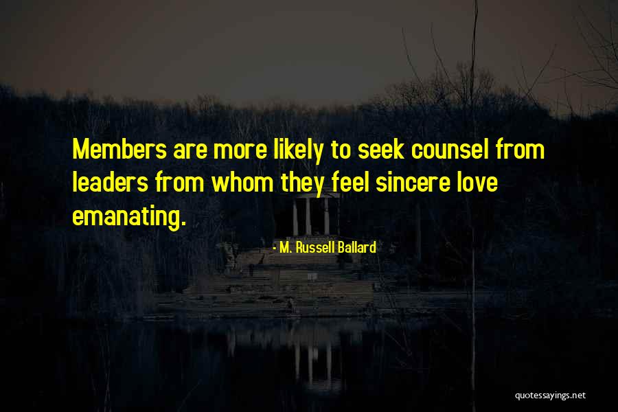 Subjecting To A Basic Haunting Quotes By M. Russell Ballard Subjecting To A Basic Haunting Quotes By M. Russell Ballard