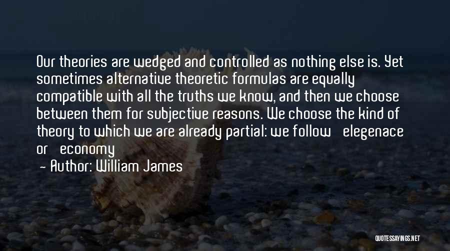 Subjective Truth Quotes By William James