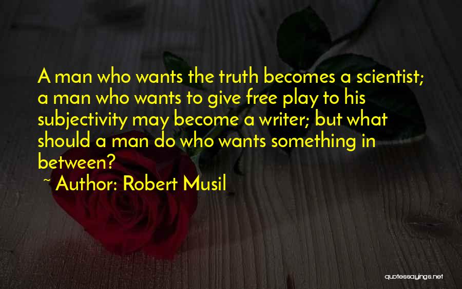 Subjectivity Of Truth Quotes By Robert Musil