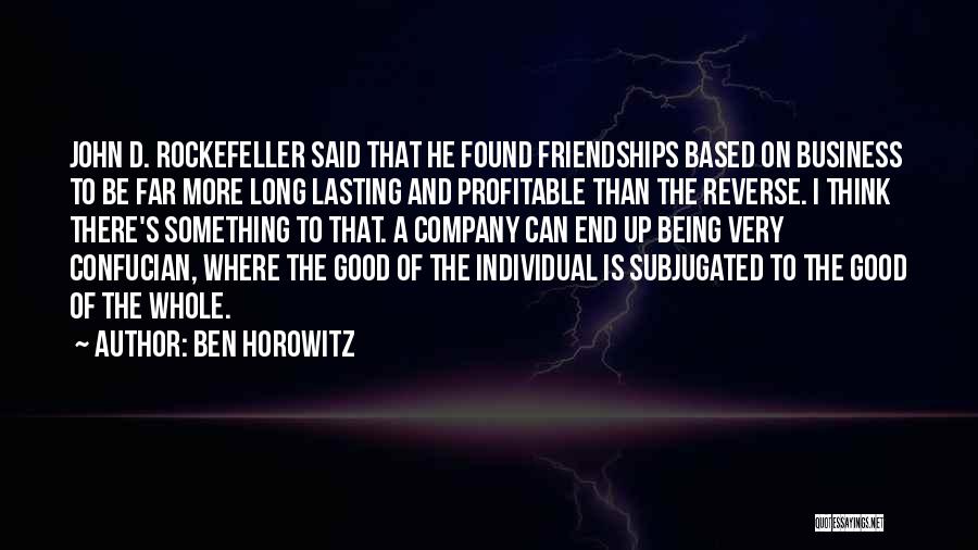 Subjugated Quotes By Ben Horowitz