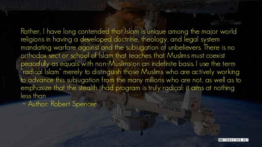 Subjugation Quotes By Robert Spencer