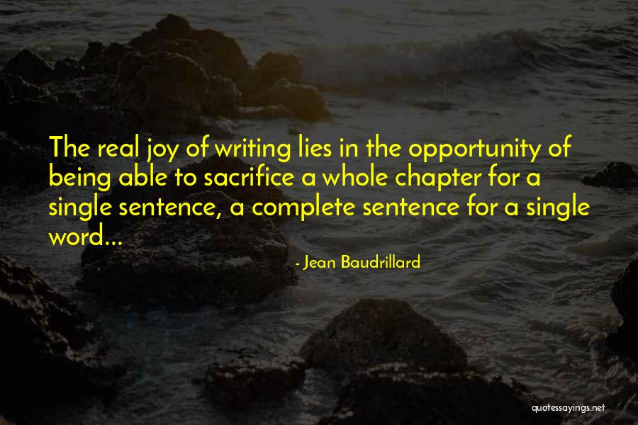 Sublimation Quotes By Jean Baudrillard