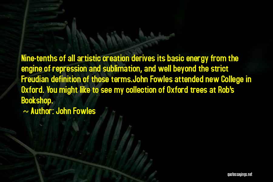 Sublimation Quotes By John Fowles