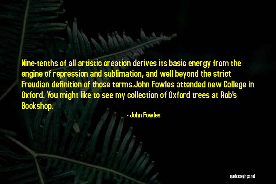 Sublimation Quotes By John Fowles