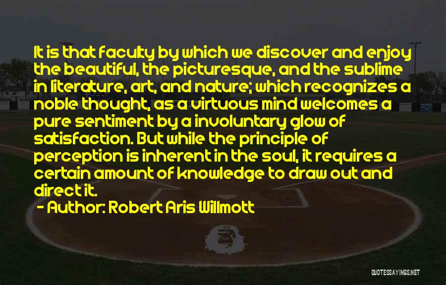 Sublime Nature Quotes By Robert Aris Willmott