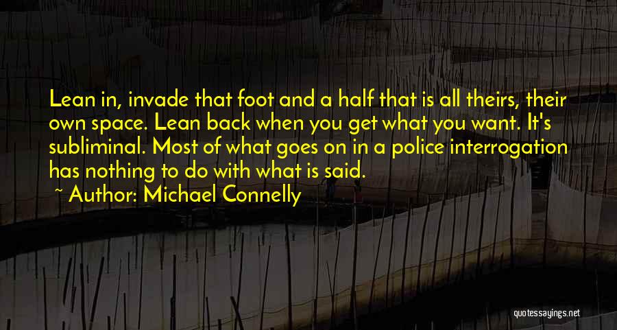 Subliminal Quotes By Michael Connelly