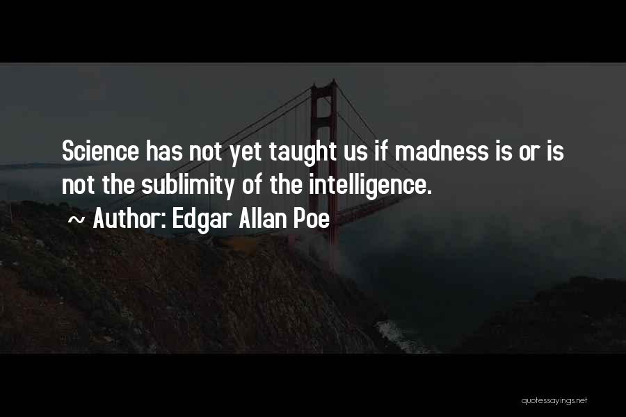 Sublimity Quotes By Edgar Allan Poe