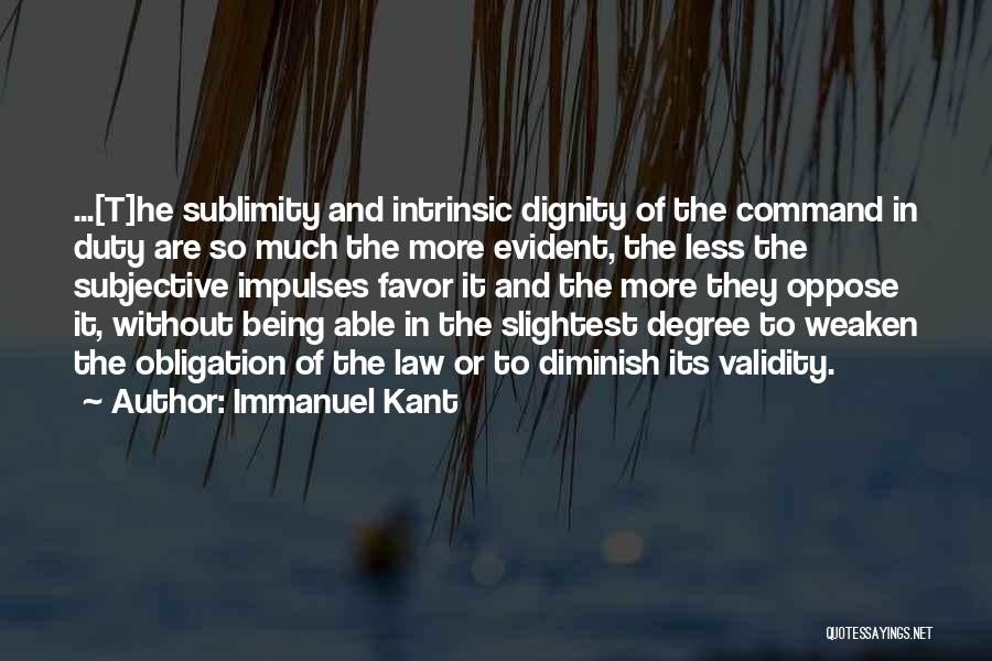 Sublimity Quotes By Immanuel Kant