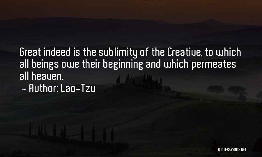 Sublimity Quotes By Lao-Tzu