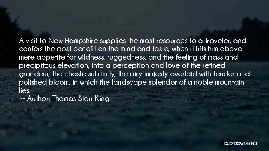 Sublimity Quotes By Thomas Starr King