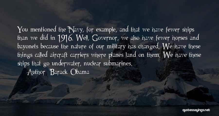 Submarines Quotes By Barack Obama