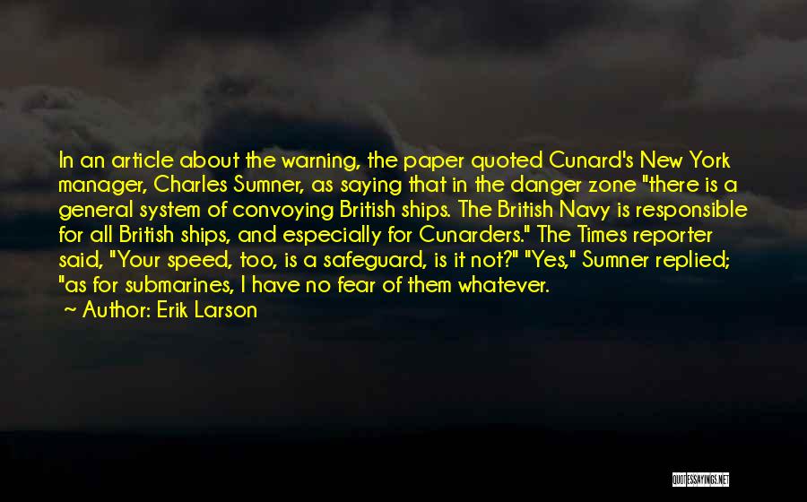 Submarines Quotes By Erik Larson