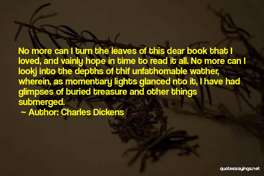 Submerged Quotes By Charles Dickens