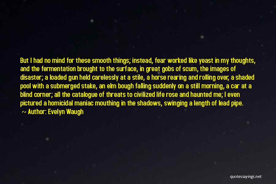 Submerged Quotes By Evelyn Waugh