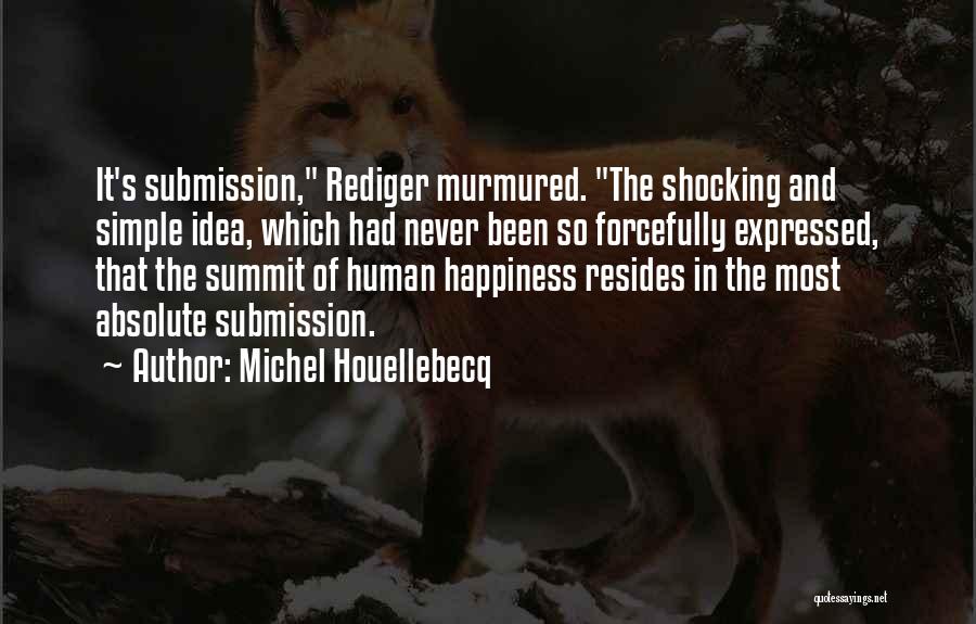 Submission Houellebecq Quotes By Michel Houellebecq
