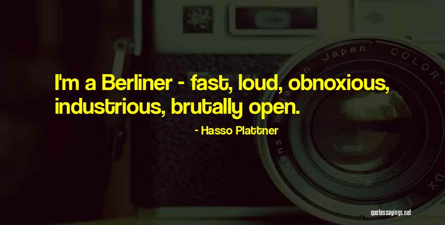 Submission Therapy Quotes By Hasso Plattner