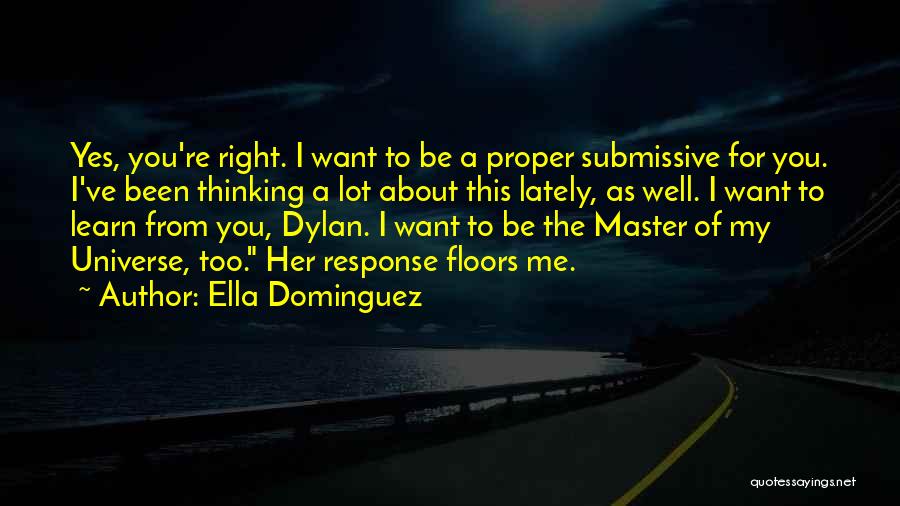 Submissive Quotes By Ella Dominguez