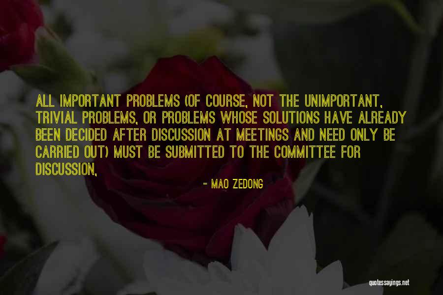 Submitted Quotes By Mao Zedong