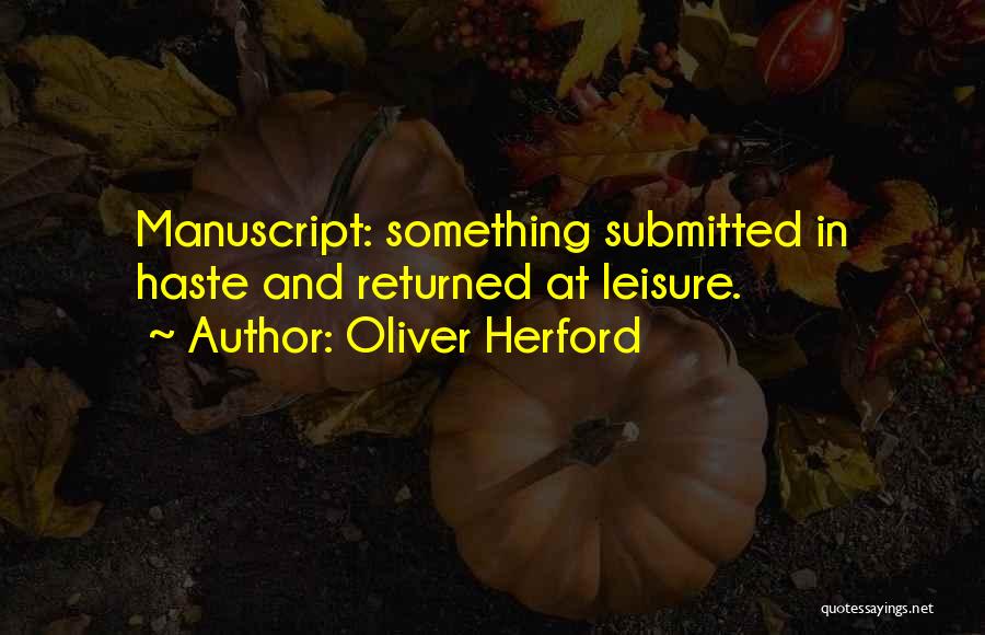 Submitted Quotes By Oliver Herford