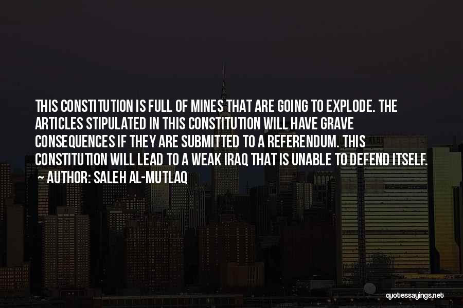 Submitted Quotes By Saleh Al-Mutlaq