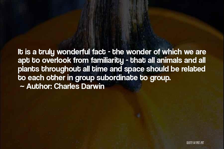 Subordinate Quotes By Charles Darwin