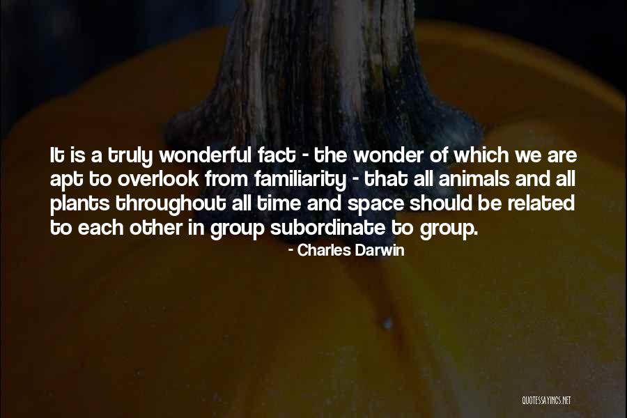 Subordinate Quotes By Charles Darwin