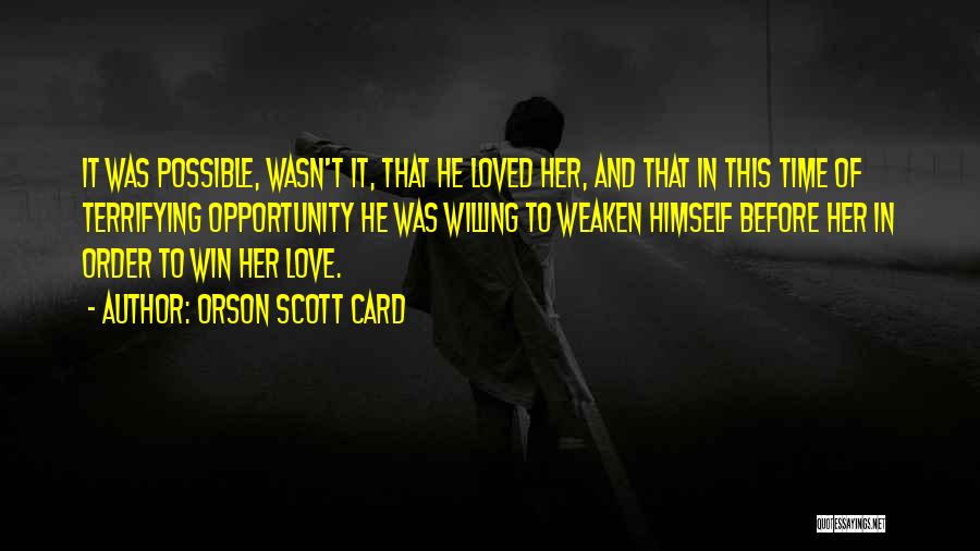 Subpar Parks Quotes By Orson Scott Card