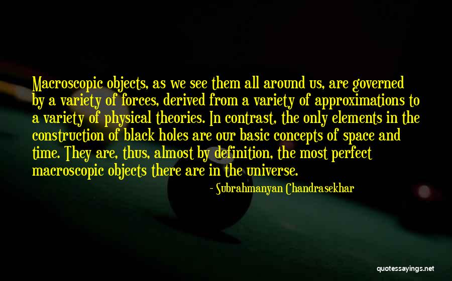 Subrahmanyan Chandrasekhar Quotes 194027