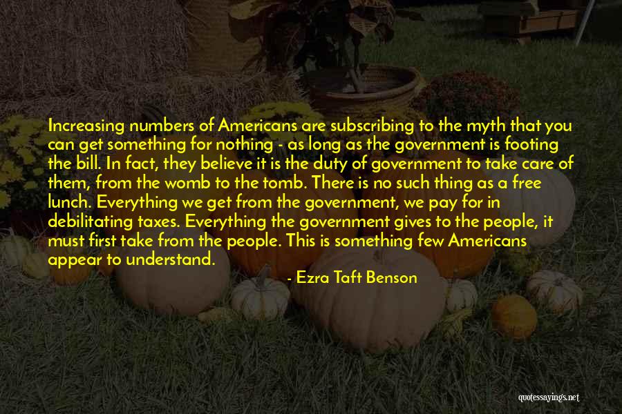 Subscribing Quotes By Ezra Taft Benson