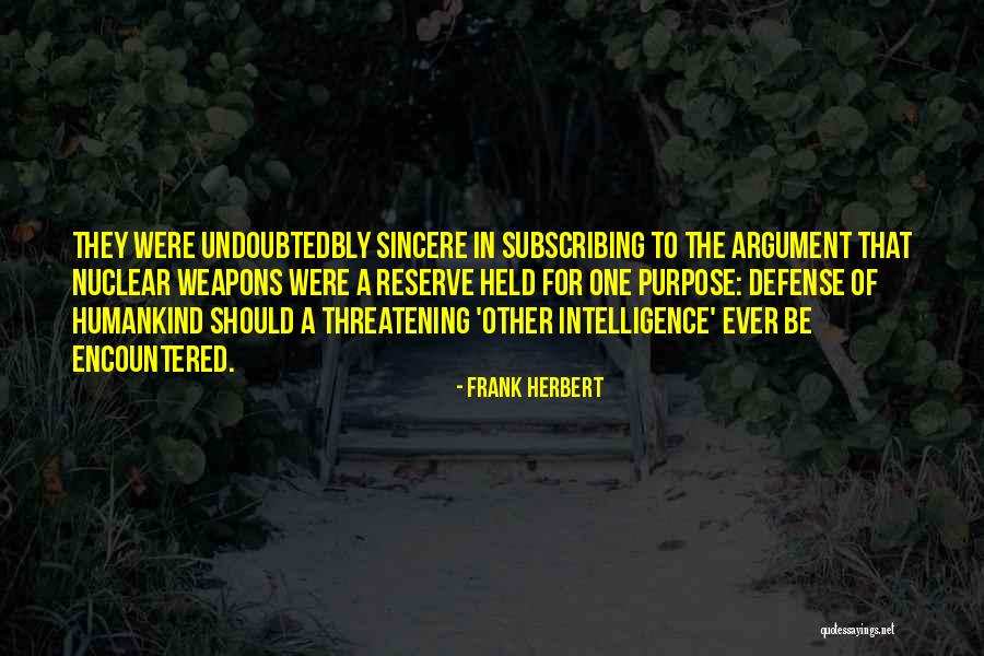 Subscribing Quotes By Frank Herbert