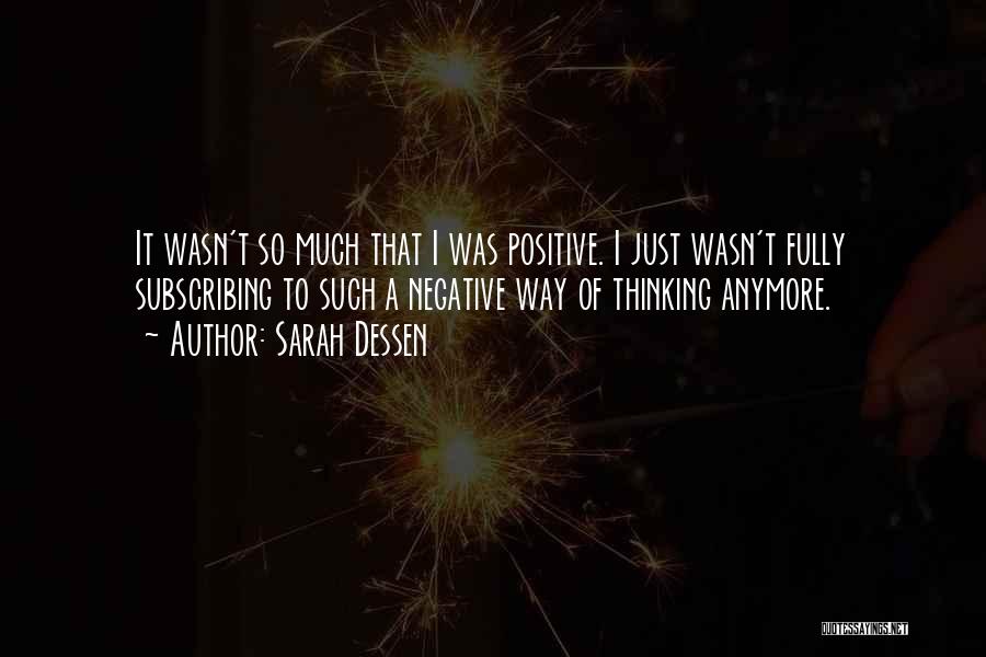 Subscribing Quotes By Sarah Dessen