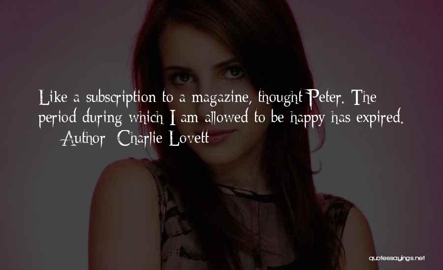 Subscription Quotes By Charlie Lovett
